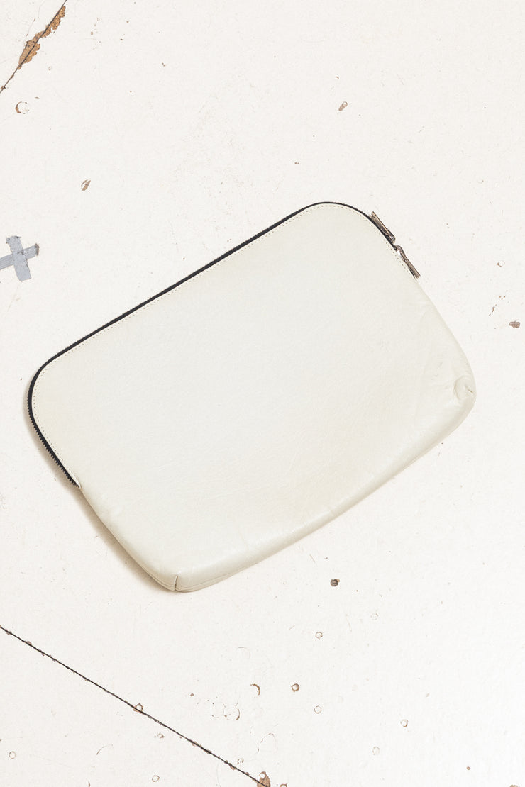 RICK OWENS - FW11 « LIMO » Calf leather clutch bag / computer case
