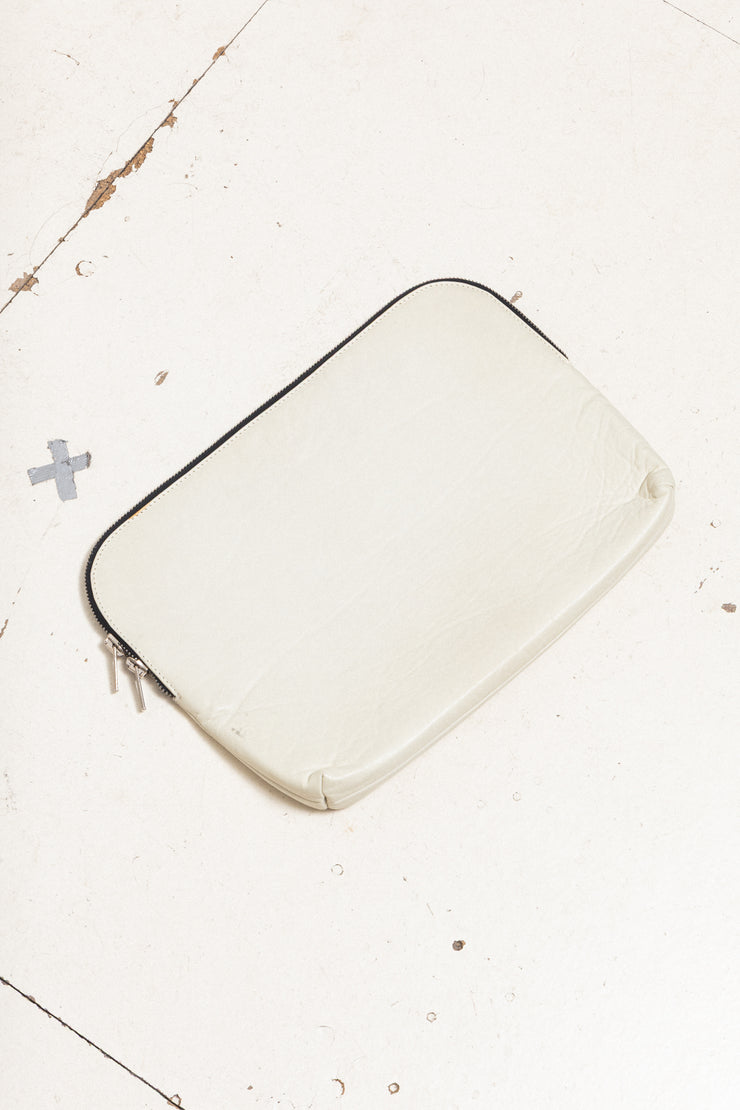 RICK OWENS - FW11 « LIMO » Calf leather clutch bag / computer case