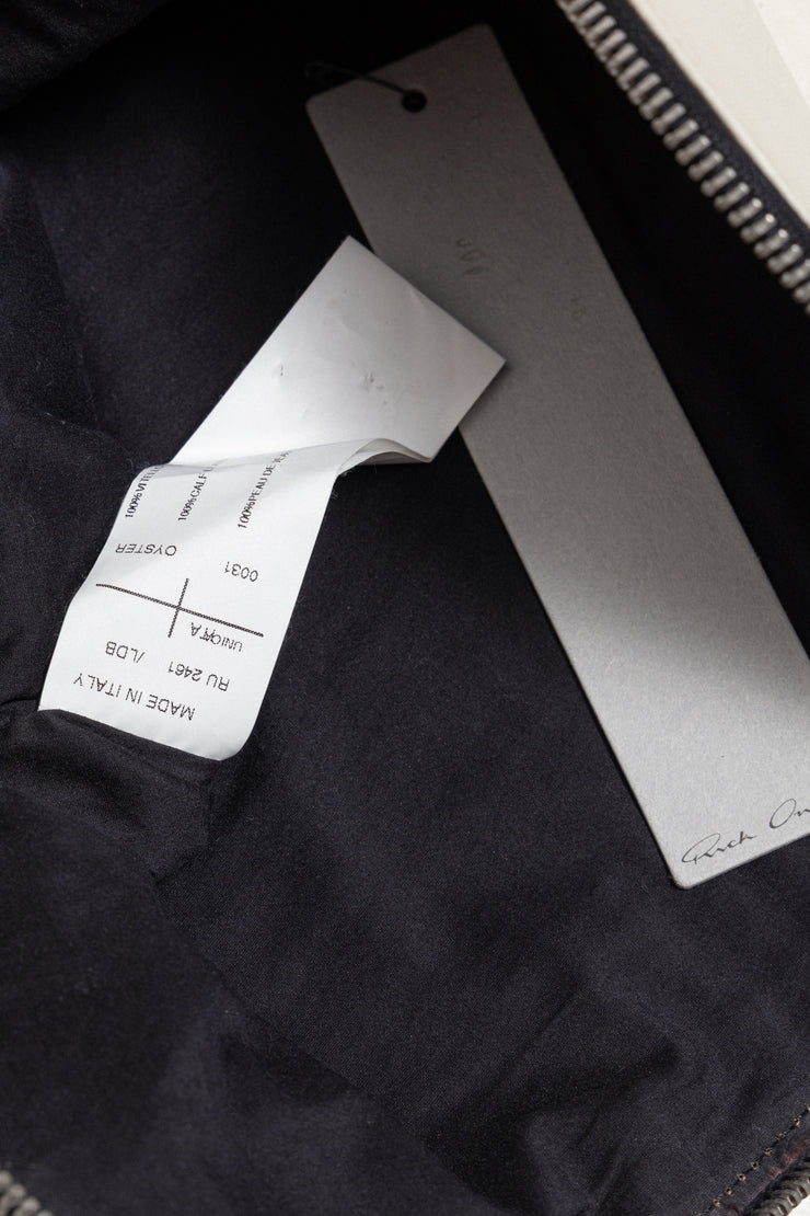 RICK OWENS - FW11 « LIMO » Calf leather clutch bag / computer case