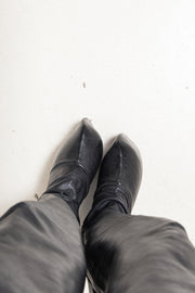 FREDERIK LIEDERLEY - 1/1 FW23 « Intimate Rituals » Thigh high calfskin 15cm platform boots