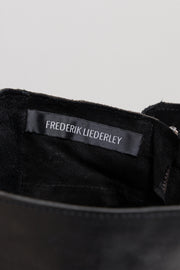 FREDERIK LIEDERLEY - 1/1 FW23 « Intimate Rituals » Thigh high calfskin 15cm platform boots