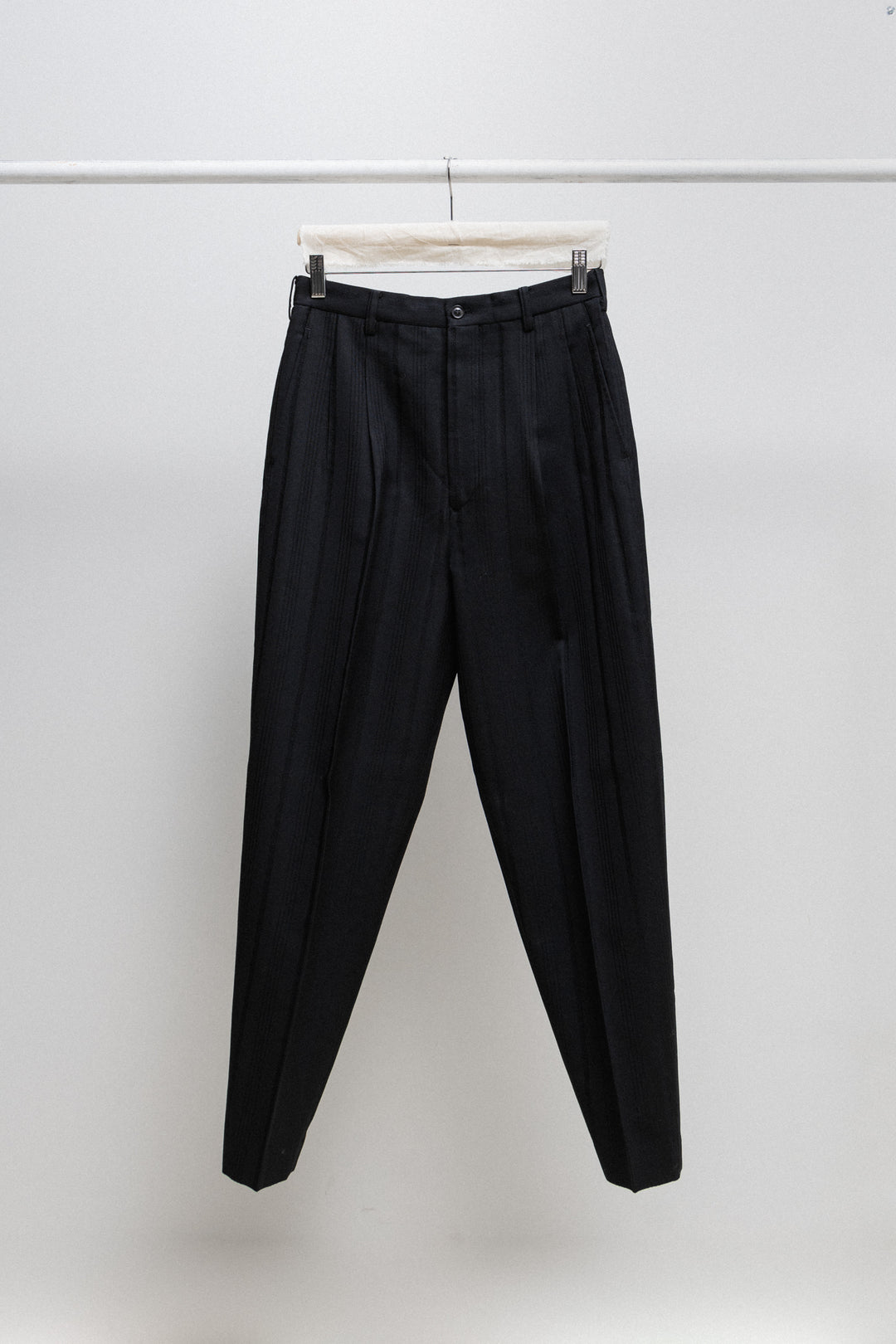 パンツ vintage FINAL  stripe wool pants Vintage FINAL HOME striped wool pants