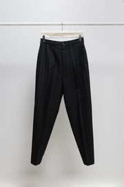 YOHJI YAMAMOTO - FW93 Textured pinstripe wool pants