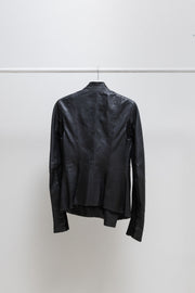 RICK OWENS - FW10 "GLEAM" Lamb leather jacket with side buttoning
