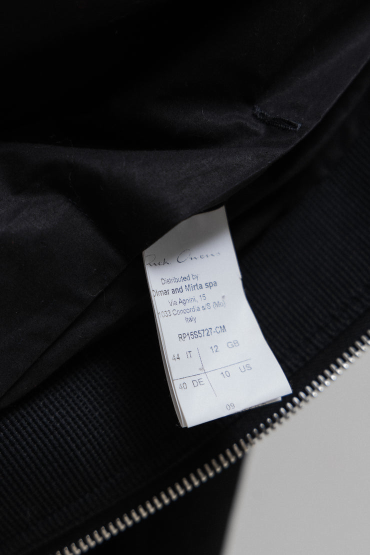 RICK OWENS - SS15 "FAUN" Textured cotton blend jacket with front zip