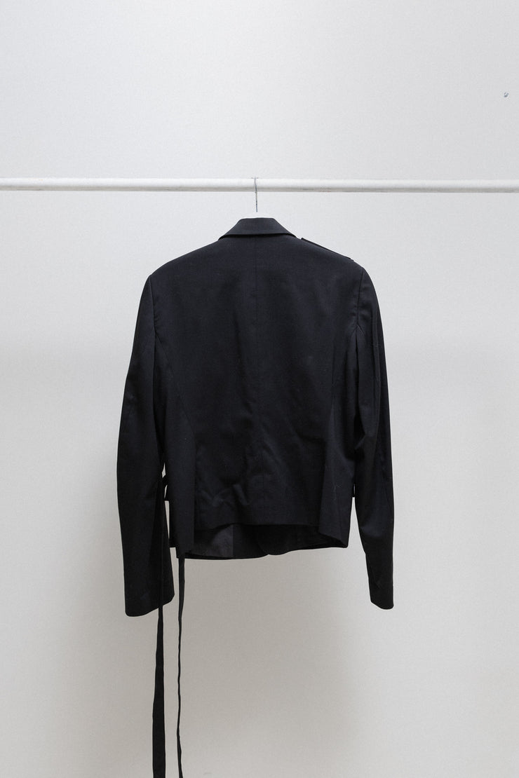 A.F VANDEVORST - 2012 Military blazer jacket with long straps