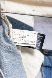ISAMU KATAYAMA BACKLASH - Wide ripped denim pants