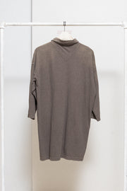 KAPITAL - Oversized cotton polo shirt with concho detail