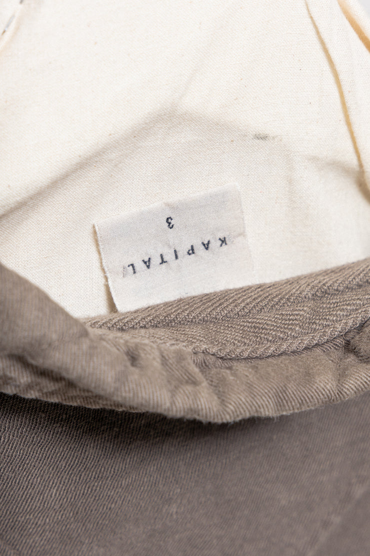 KAPITAL - Oversized cotton polo shirt with concho detail