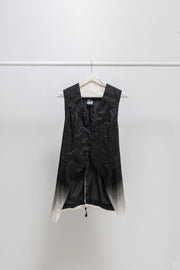 ANN DEMEULEMEESTER - SS07 Gradient silk vest with back straps