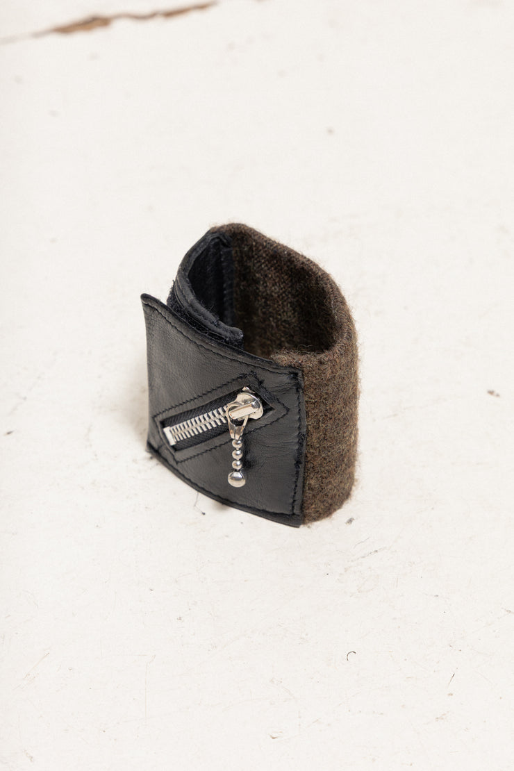 UNDERCOVER - FW03 "Paper Doll" Wool and leather bracelet, from George Orwell&