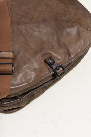 ISAMU KATAYAMA BACKLASH - 3 Compartment leather bag