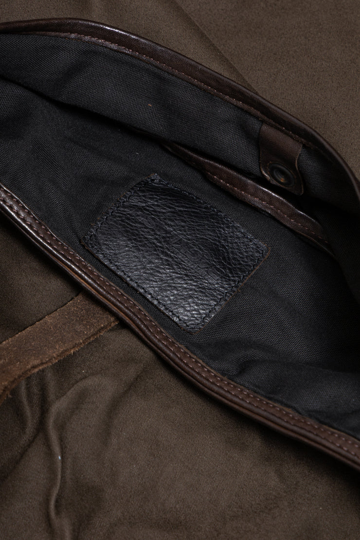ISAMU KATAYAMA BACKLASH - 3 Compartment leather bag