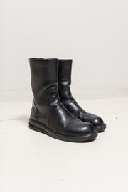 RICK OWENS - Leather creeper boots