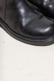 RICK OWENS - Leather creeper boots