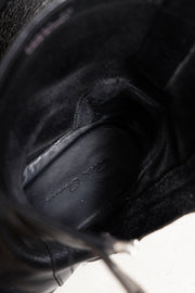 RICK OWENS - Leather creeper boots