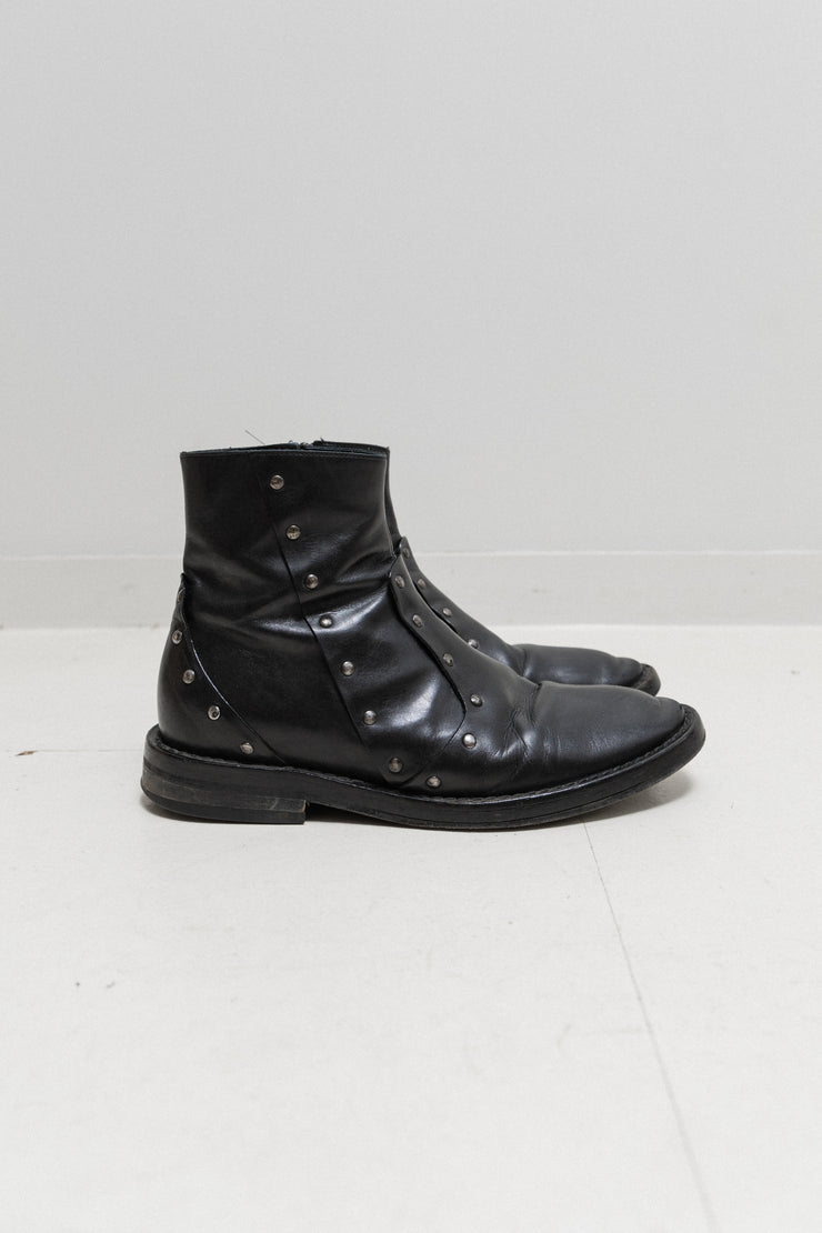 A.F VANDEVORST Studded leather ankle boots L OBSCUR