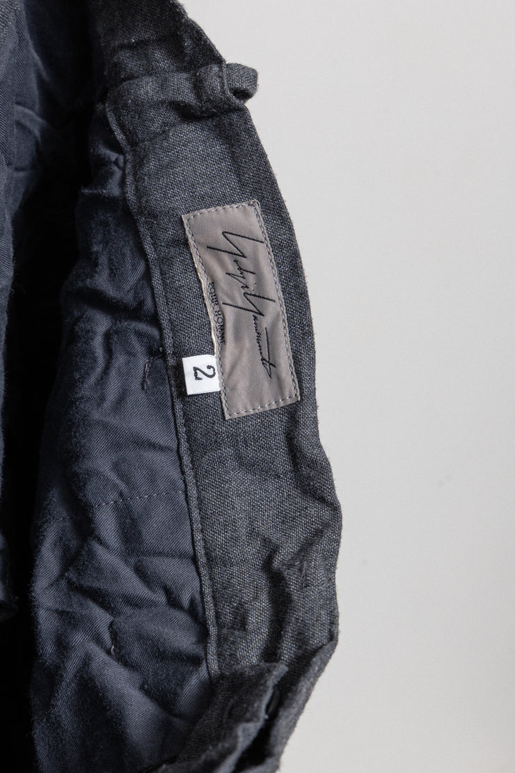 YOHJI YAMAMOTO POUR HOMME - Wrinkled wool pants