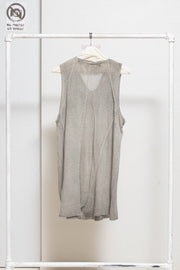 JULIUS 7 - SS14 « Ghost » Cotton silk elongated top
