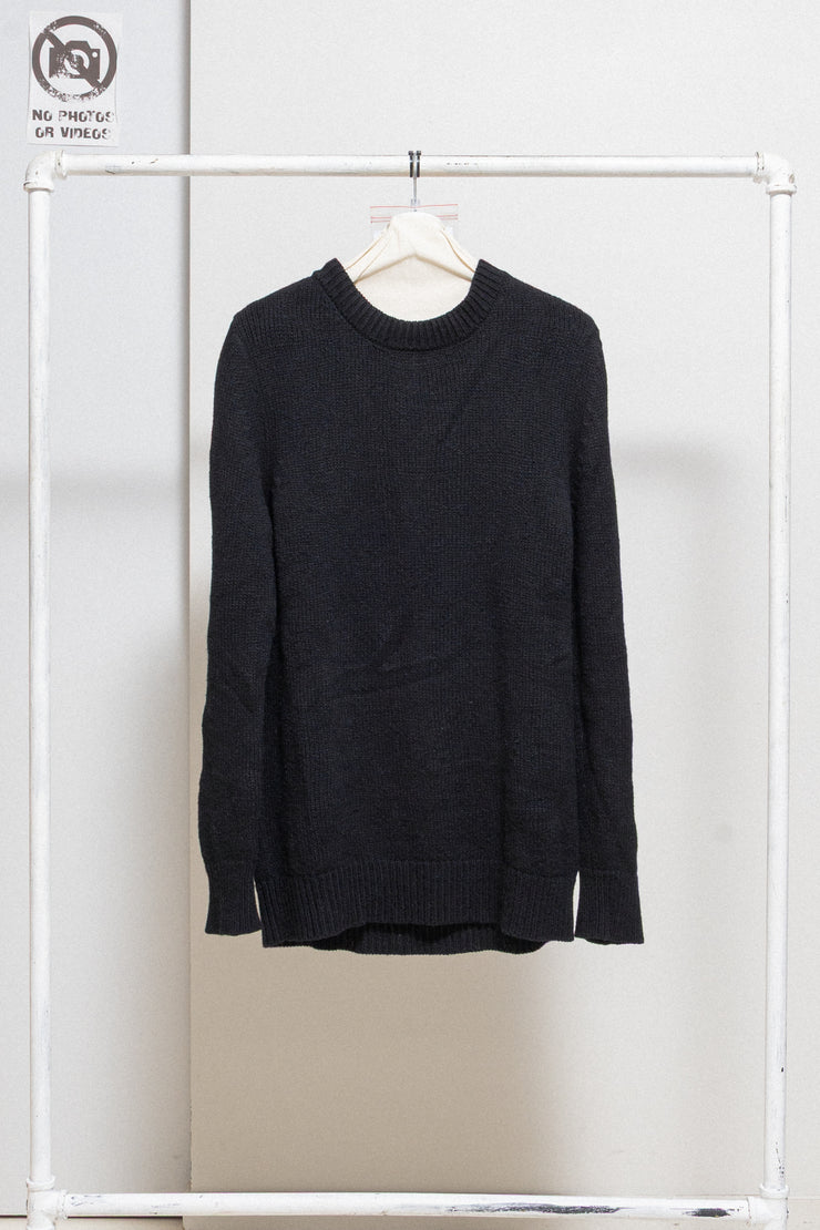 ANN DEMEULEMEESTER - Alpaca wool blend knitted sweater
