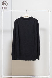 ANN DEMEULEMEESTER - Alpaca wool blend knitted sweater
