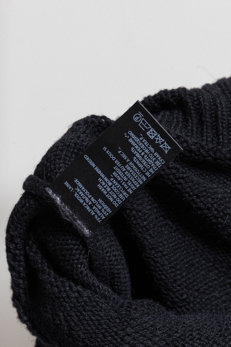 ANN DEMEULEMEESTER - Alpaca wool blend knitted sweater