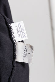 KAPITAL - Boxy cotton hoodie with chest pocket