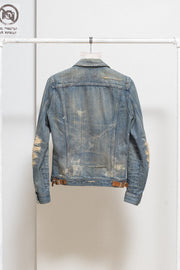 ISAMU KATAYAMA BACKLASH - Washed denim jacket