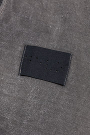 DEVOA - Silk and cotton long coat with taped seams