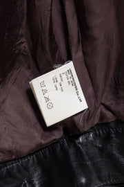 UNDERCOVER - SS07 « Purple » Lightweight cow leather jacket with zippers and pocket details