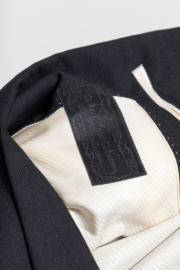 NUMBER (N)INE - SS09 « The lonesome heroes » Wool blazer jacket with cream details