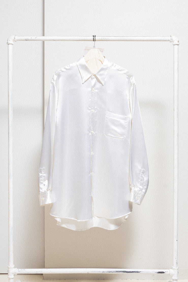YOHJI YAMAMOTO POUR HOMME - FW94 (Marionette collection) Oversized satin shirt