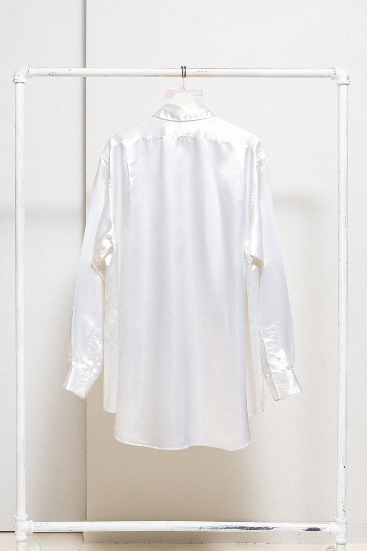 YOHJI YAMAMOTO POUR HOMME - FW94 (Marionette collection) Oversized satin shirt