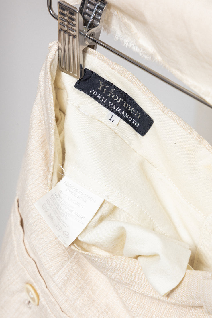 Y’S FOR MEN - Early 90’s linen costume set