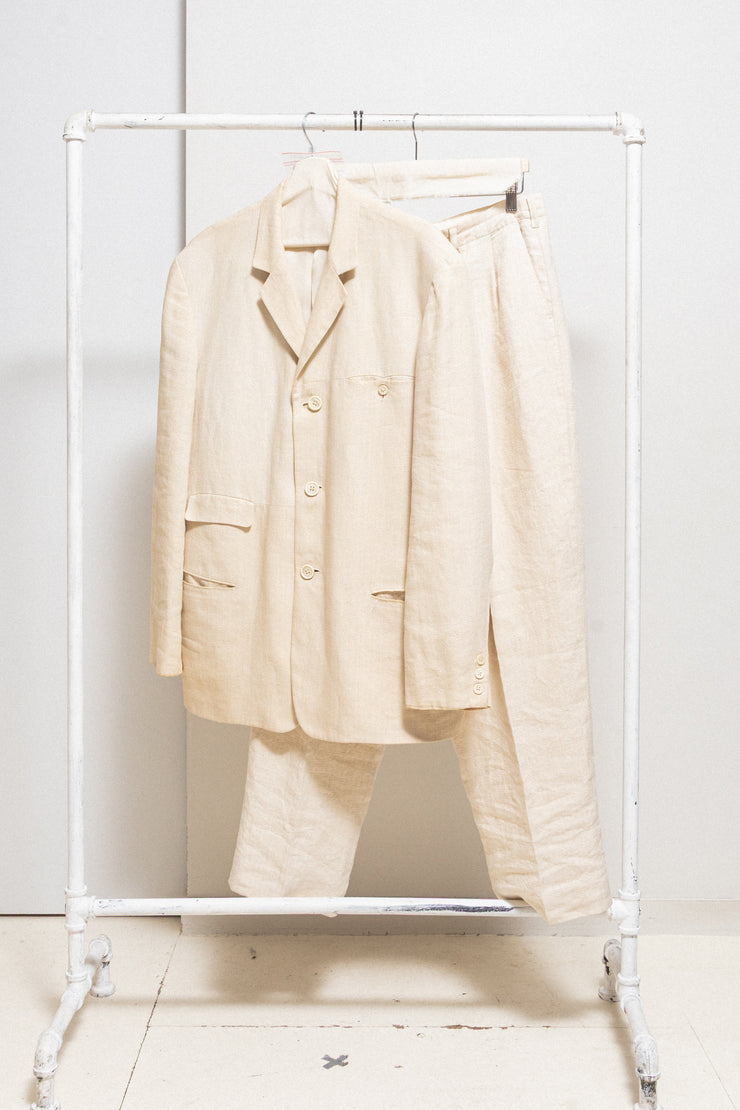 Y’S FOR MEN - Early 90’s linen costume set