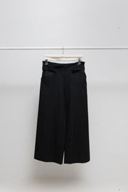 YOHJI YAMAMOTO Y'S - Wide wool pants with side buttoning