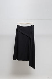 YOHJI YAMAMOTO Y'S - Long skirt with rounded seam details