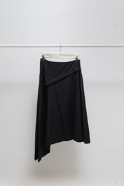 YOHJI YAMAMOTO Y'S - Long skirt with rounded seam details