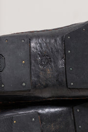 CHRISTIAN PEAU - Lace up leather boots