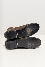 ISAMU KATAYAMA BACKLASH - Suede leather engineer boots