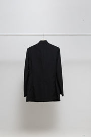 YOHJI YAMAMOTO Y'S - Button up officer gabardine wool jacket