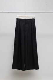 YOHJI YAMAMOTO Y'S PINK - High waisted wide wool pants