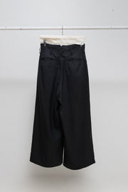 YOHJI YAMAMOTO Y'S PINK - High waisted wide wool pants