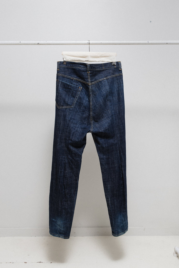 JULIUS 7 - SS03 "For Tomorrow" Wide low crotch jeans