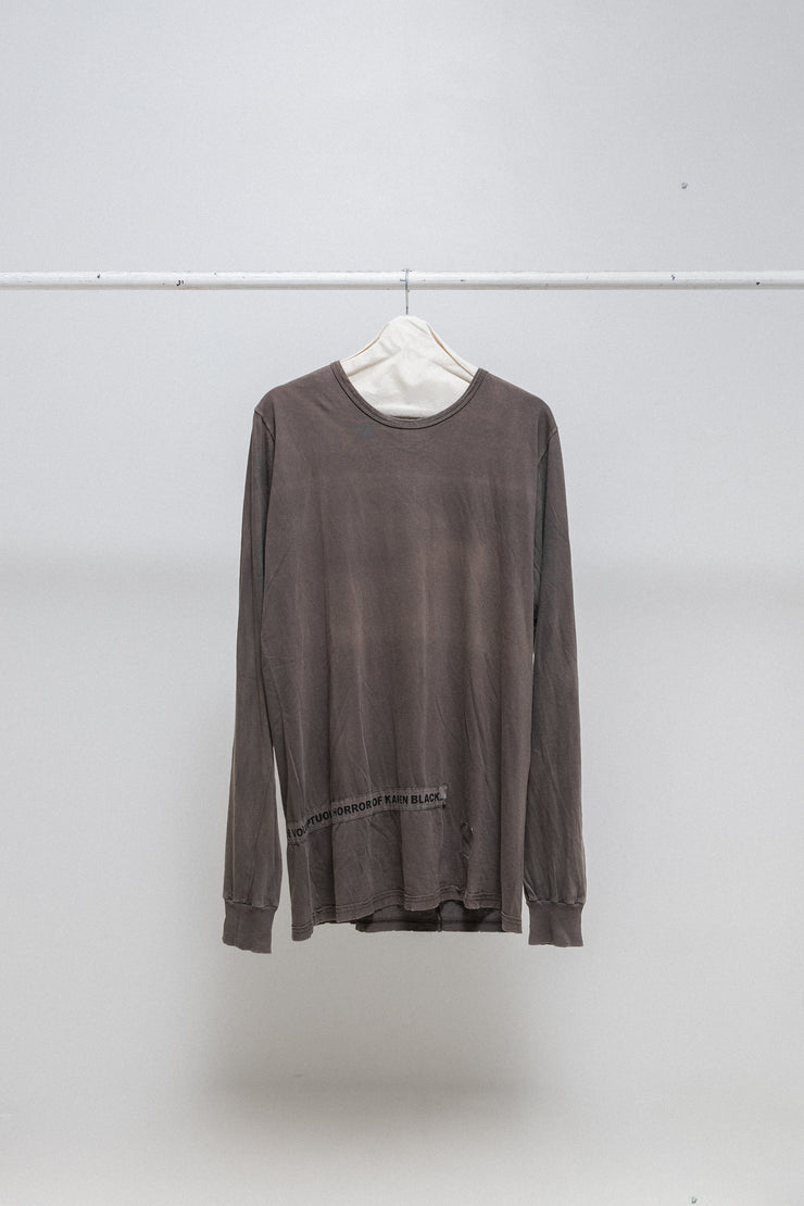 RICK OWENS DRKSHDW - 2008 Karen Black printed longsleeves