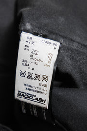 ISAMU KATAYAMA BACKLASH - Linen blend vest with leather details