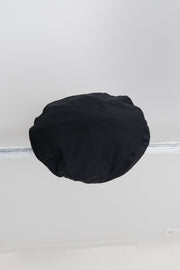 YOHJI YAMAMOTO POUR HOMME - Leather trimmed wool beret