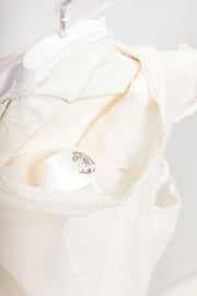 MARC LE BIHAN - 100% silk white top