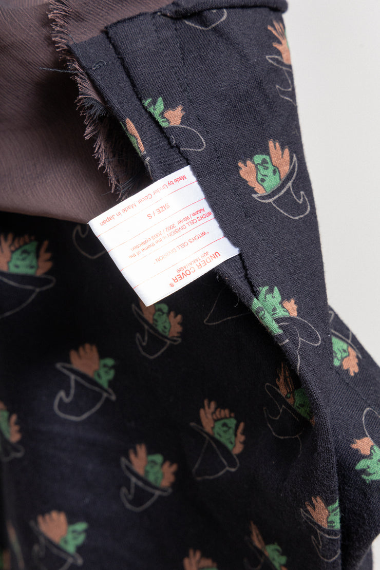 UNDERCOVER - FW02 « Witch’s cell division » Witch patterned top