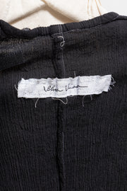 ALICE AUAA - Stretch crumpled top with elbow slits and front detail